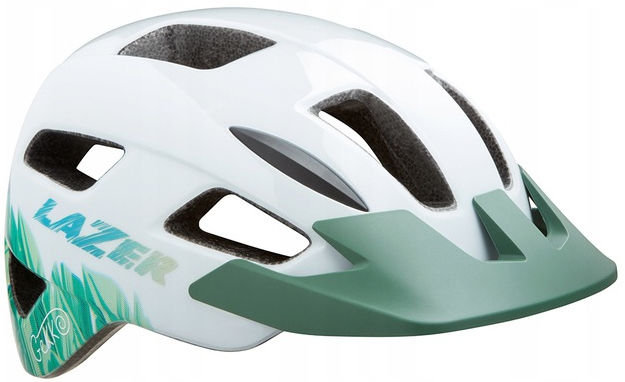 Kask Rowerowy Dziecięcy Lazer Gekko (50-56Cm) White Tropical