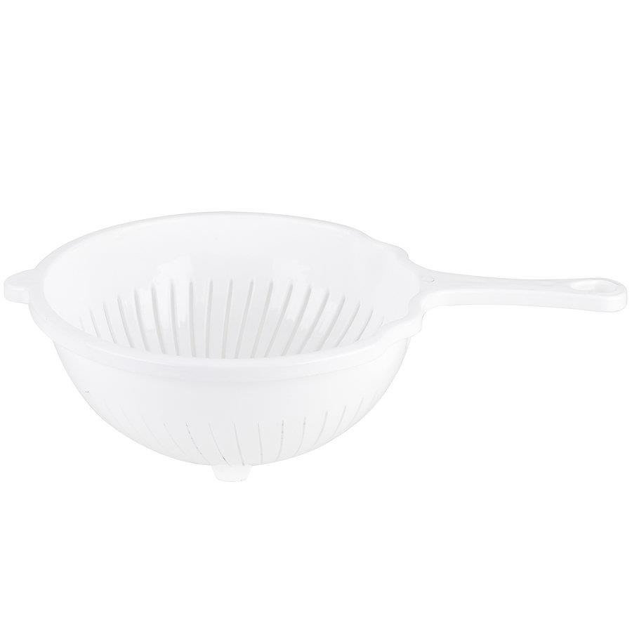 Praktyczna Cedzak z uchwytem durszlak plastikowy Praktyczna 21 cm biały  Oficjalny sklep producenta + wysyłka 24 h 4C4066
