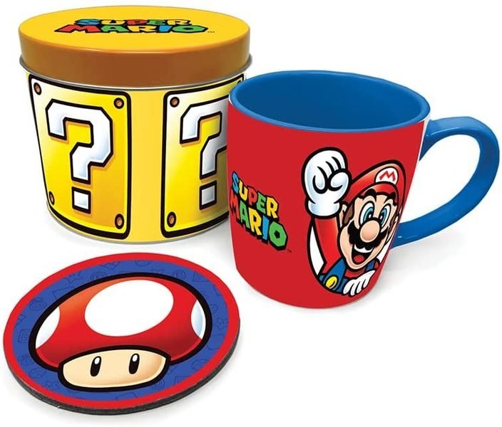Zestaw prezentowy premium Super Mario w ozdobnej puszce
