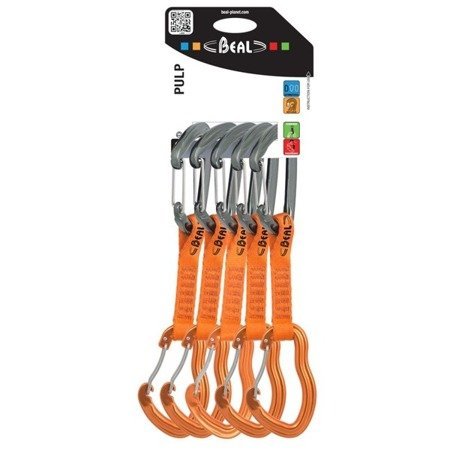 Beal Pulp Expresse Quickdraw Set 11cm 5 Pack, orange 2021 Ekspresy wspinaczkowe BMQP.5