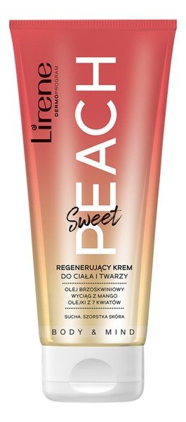 Lirene Body & Mind - Regenerujący Krem do ciała i twarzy 200 ml