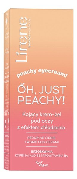 Lirene Oh Just Peachy! - kojący krem-żel pod oczy z efektem chłodzenia 15ml