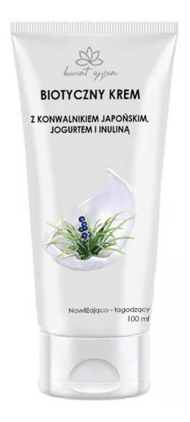 Biotyczny krem z konwalnikiem japońskim jogurtem i inuliną 100 mll
