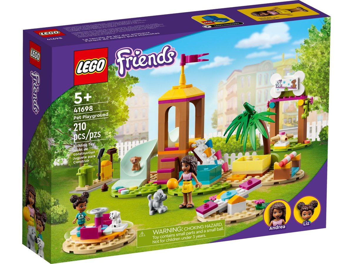 LEGO Friends Plac zabaw dla zwierzątek 41698