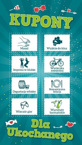 Kartka z prezentami kuponami dla Ukochanego GIFTB-44