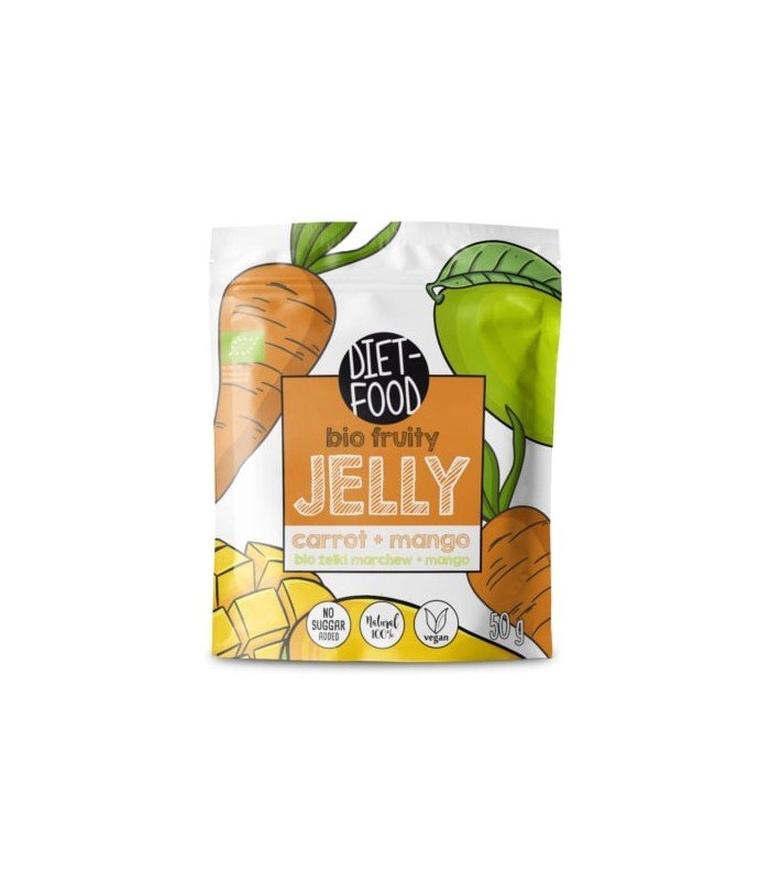 Diet-Food Żelki marchew, mango 50 g Bio