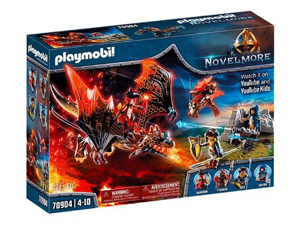 Playmobil Novelmore 70904 Novelmore Atak smoka, od 4 lat 70904