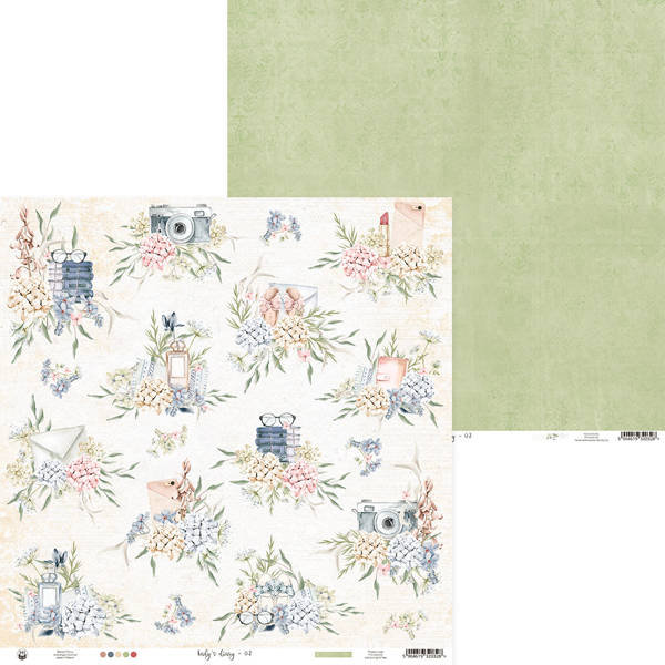 Papier do scrapbookingu 30x30 Lady`s diary - 02