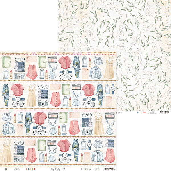 Papier do scrapbookingu 30x30 Lady`s diary - 06