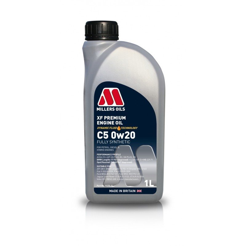 Millers oils XF PREMIUM C5 0W20 1L