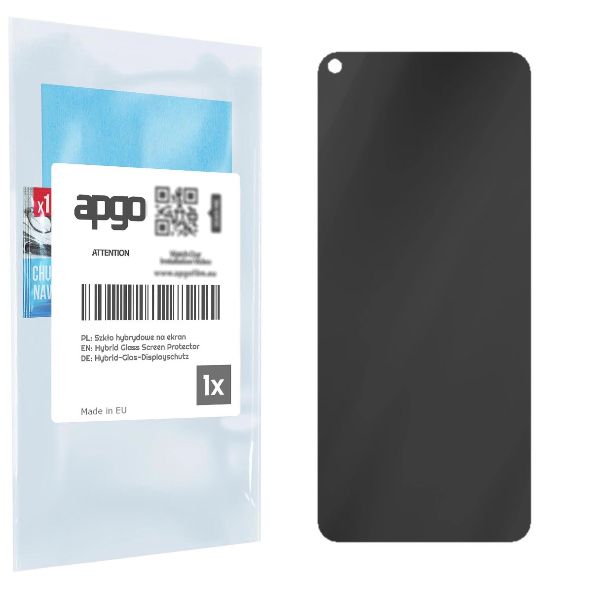 Filtr prywatyzujący Privacy 7H do Realme 8i - apgo Flexible Glass niepękający