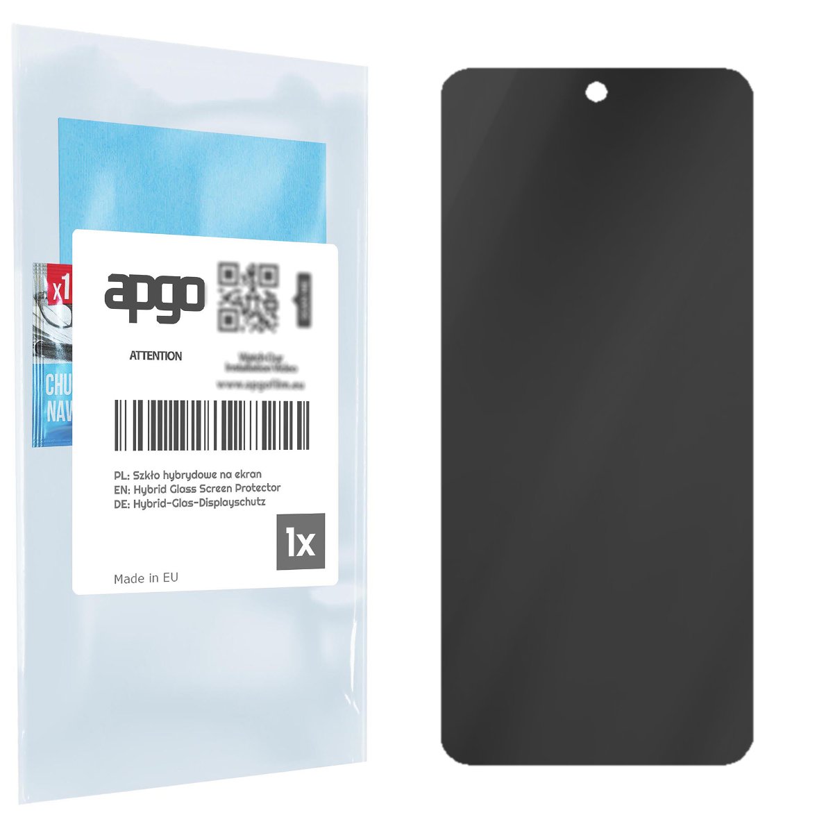 Filtr prywatyzujący Privacy 7H do Xiaomi Redmi Note 11T - apgo Flexible Glass niepękający