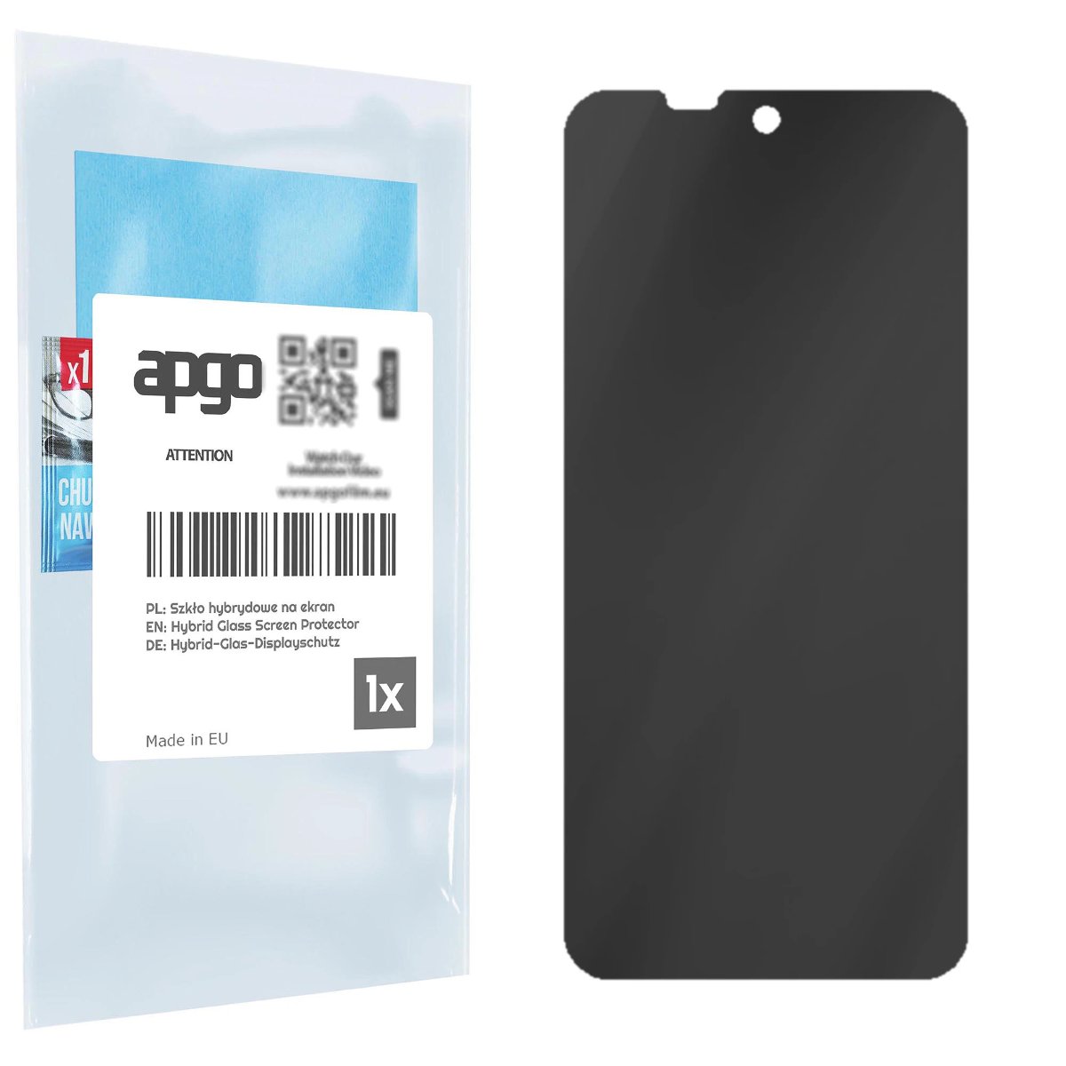 Filtr prywatyzujący Privacy 7H do Oukitel WP15 - apgo Flexible Glass niepękający