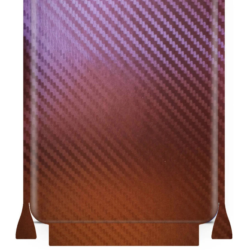 Folia naklejka skórka strukturalna na TYŁ+BOKI do Samsung Galaxy A72 5G -  Carbon Kameleon CAKA5 - apgo SKINS