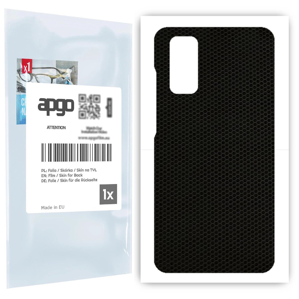 Folia naklejka skórka strukturalna na TYŁ do Samsung Galaxy S20 Ultra 5G -  Matrix - apgo SKINS