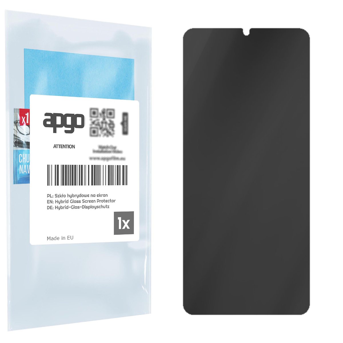 Filtr prywatyzujący Privacy 7H do Samsung Galaxy M32 5G - apgo Flexible Glass niepękający
