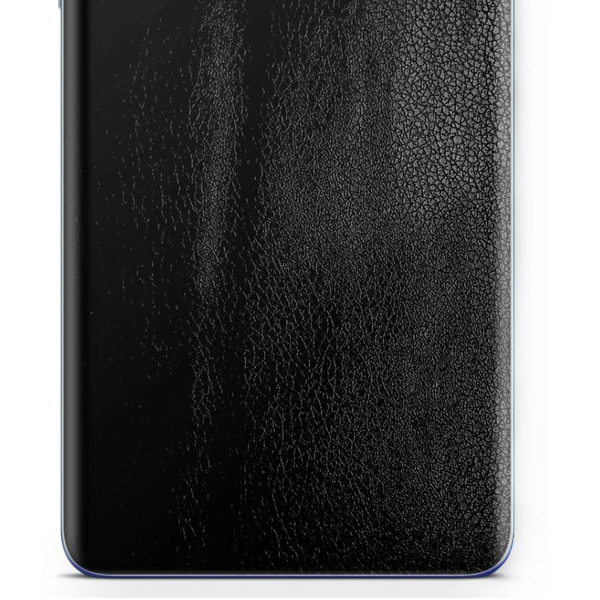 Folia naklejka skórka strukturalna na TYŁ do Samsung Galaxy On7 (2016) -  Skóra Czarna - apgo SKINS