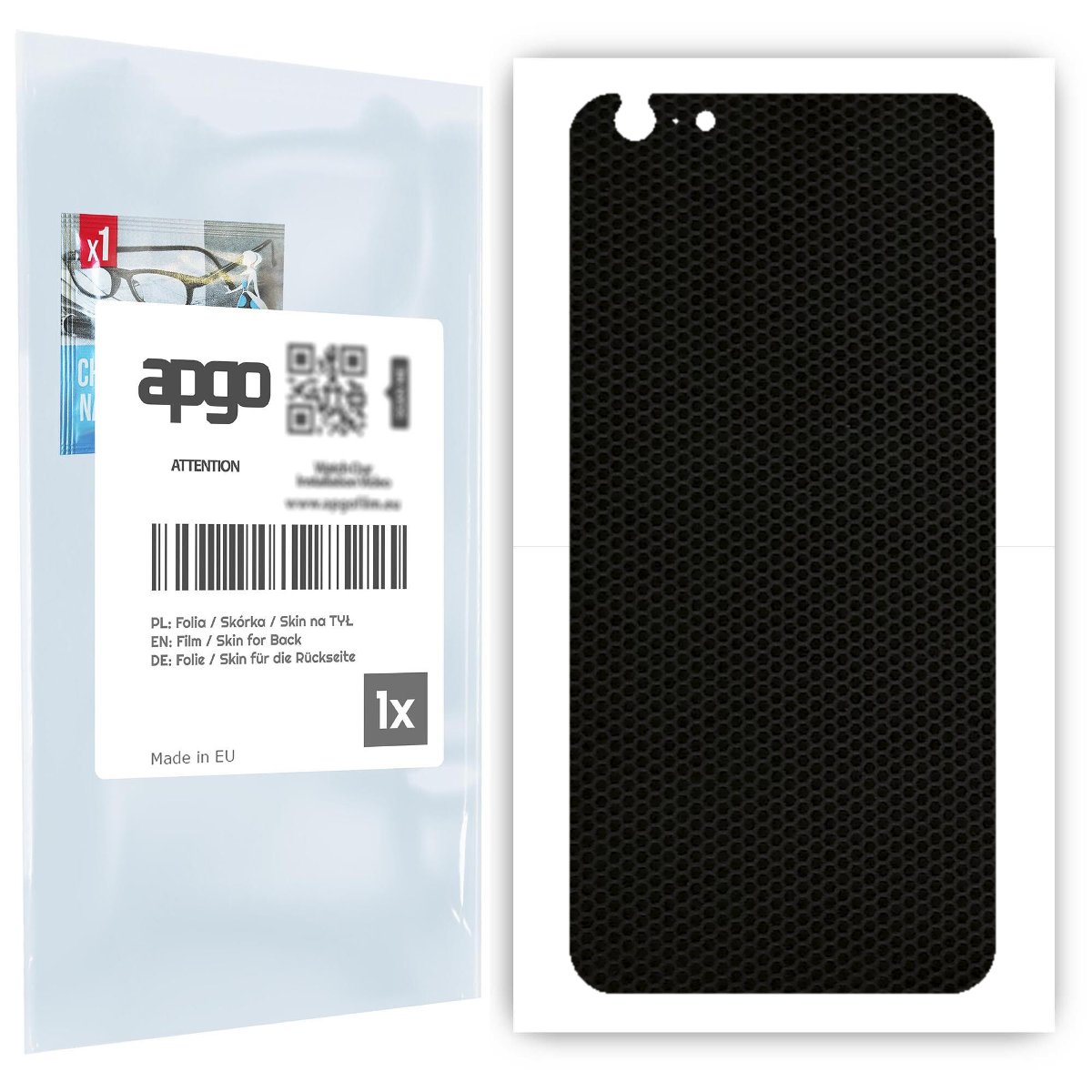 Folia naklejka skórka strukturalna na TYŁ do Apple iPhone 6s Plus -  Matrix - apgo SKINS