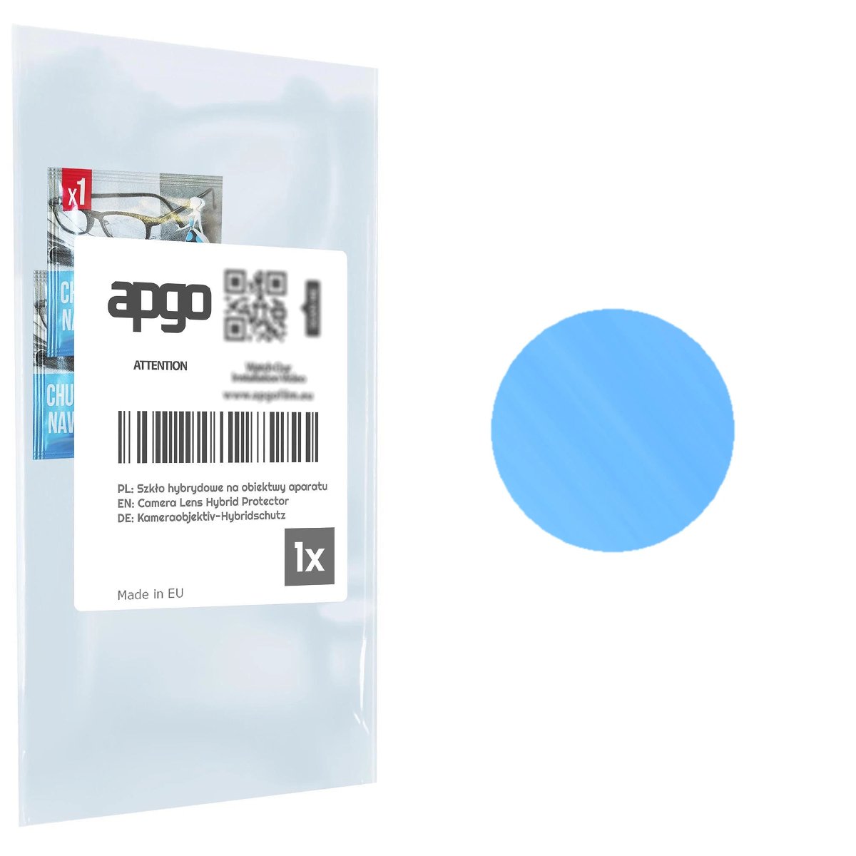 1x Szkło hybrydowe na aparat obiektyw kamerę 9H do Huawei Nova 9 - apgo hybrid Camera Lens Protector