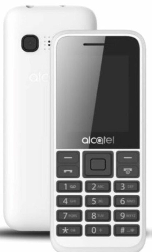 Alcatel 1068 4MB Dual Sim Biały