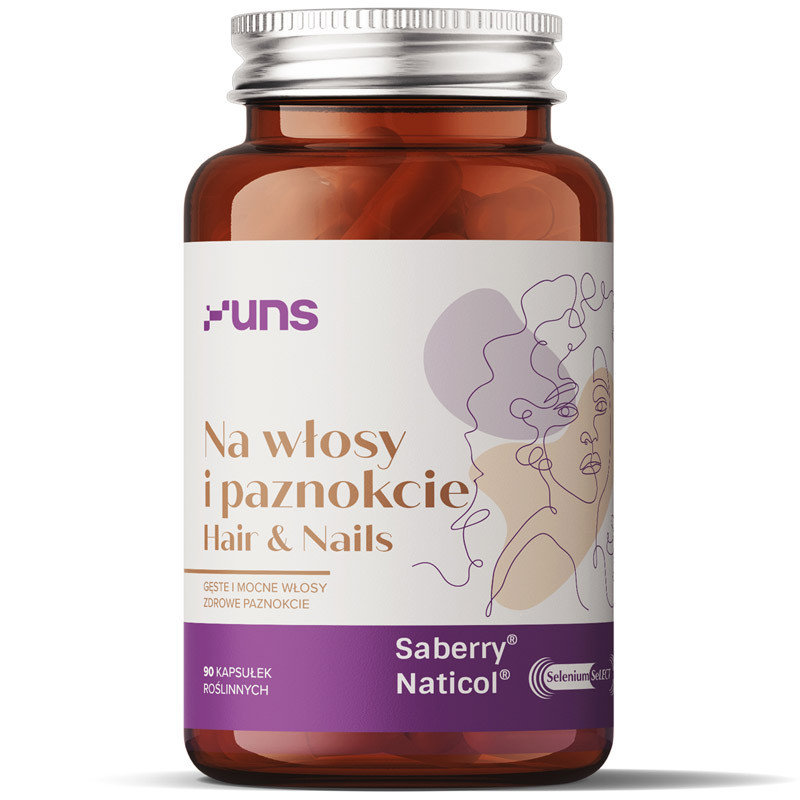 UNS UNS Na Włosy I Paznokcie Hair&Nails 90vegcaps