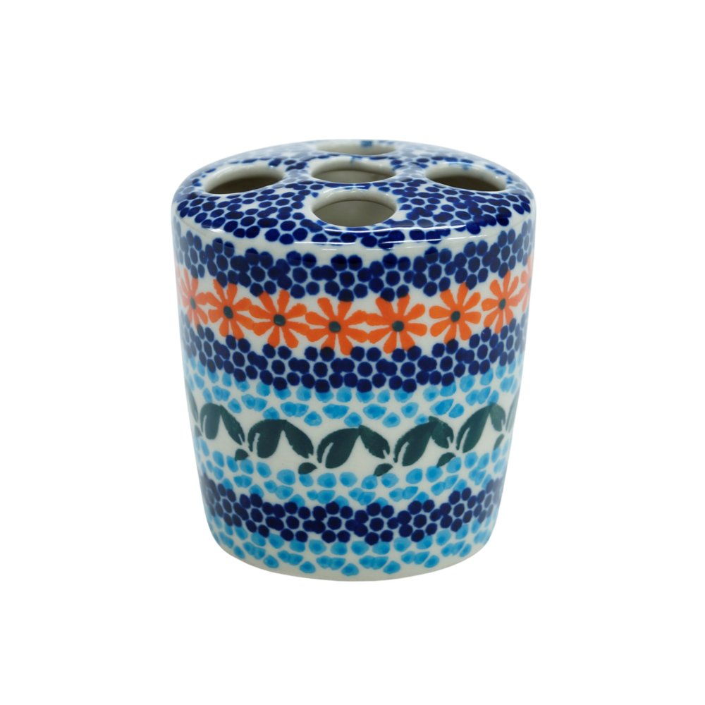 Ceramiczny Kubek Na Szczoteczki 5 (A432 D69) Ceramika Bolesławiec