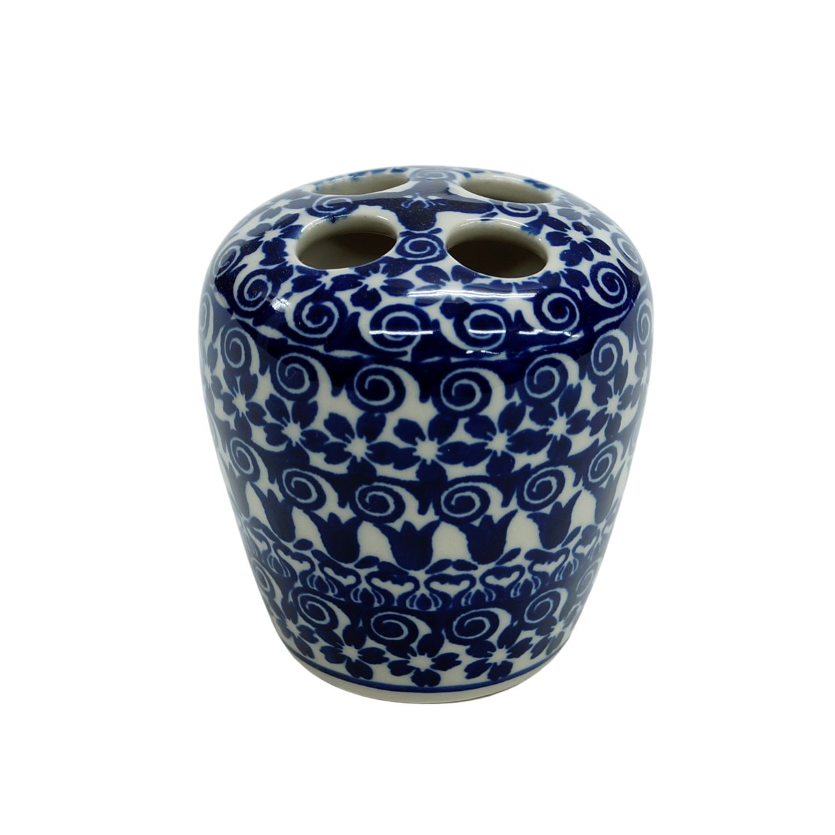 Ceramiczny Kubek Na Szczoteczki Okrągły (A381 D25) Ceramika Bolesławiec