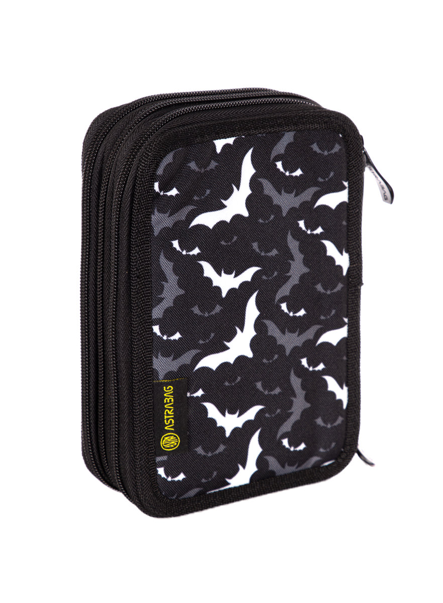 Piórnik potrójny Jumbo Astrabag Night Bats ASTRA - ASTRA papiernicze