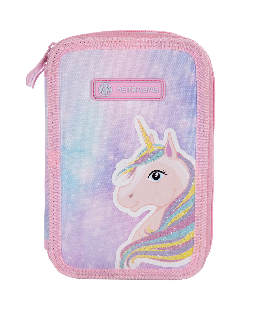 Piórnik podwójny Astrabag Fairy Unicorn AC2 ASTRA - ASTRA papiernicze