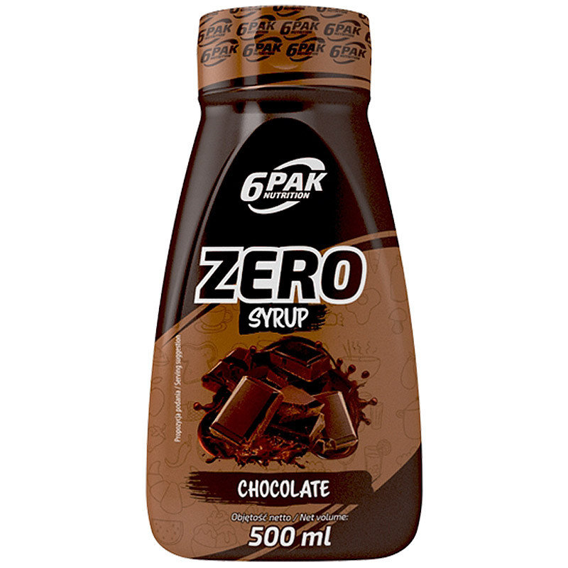 6PAK Nutrition 6PAK Nutrition Zero Syrup Chocolate 500ml