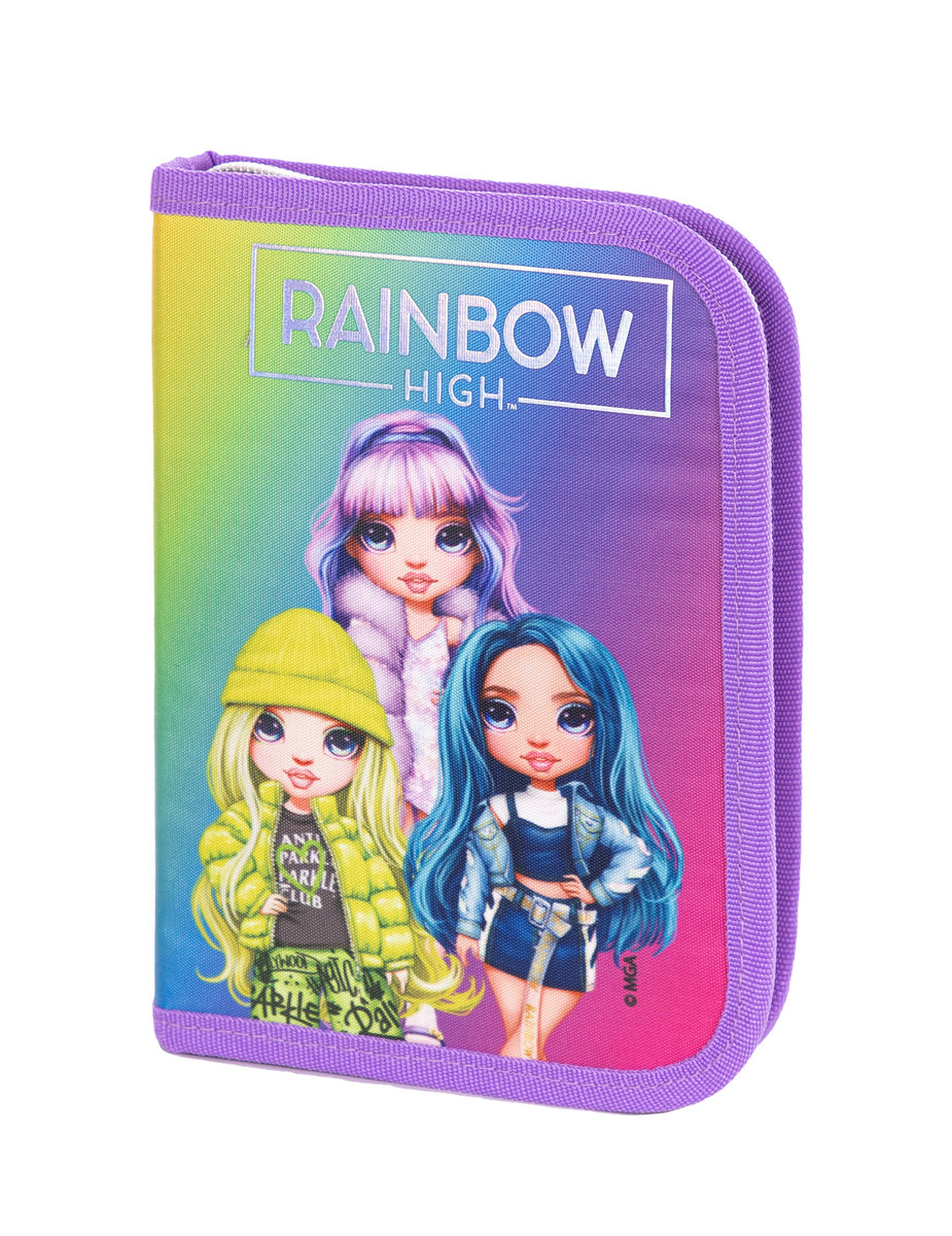 Piórnik podwójny AC1 Rainbow High Silver Style - ASTRA papiernicze