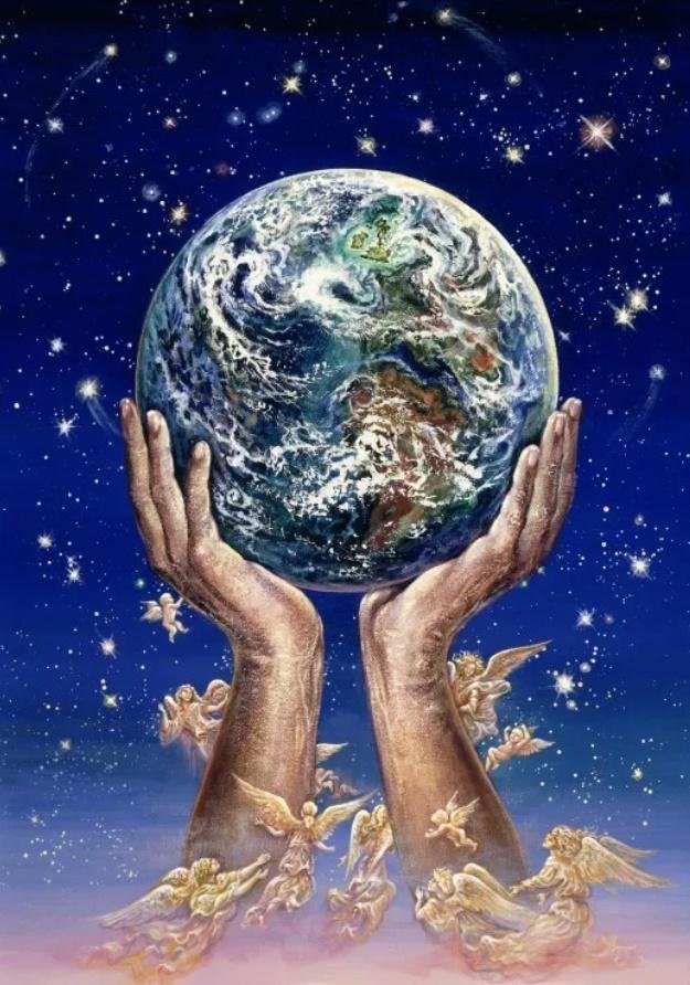Grafika Puzzle 1500 Ręce pełne miłości Josephine Wall