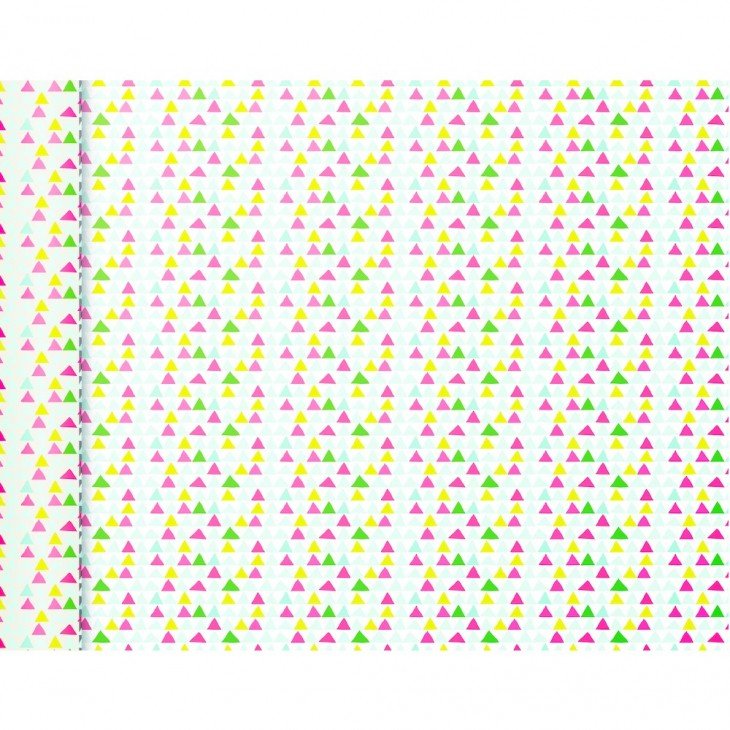 Papier pakowy mini rolki 5x0,35m Trójkąty - Clairefontaine