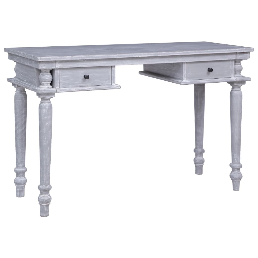 shumee Biurko 115x50x78 cm lite drewno mahoniowe