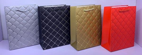 JU-PITER Torebka prezentowa pikowana 9960B 26x32x10cm p12; cena za 1szt