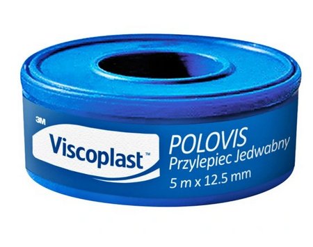 Фото - Інше для медицини Plaster Viscoplast Polovis Jedwabny 5 m x 12,5 mm, 1 sztuka