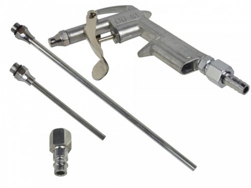 Geko Pistolet pneumatyczny zestaw 6-częściowy Pistolet pneumatyczny na sprężone powietrze długi pistolet dmuchany G01163