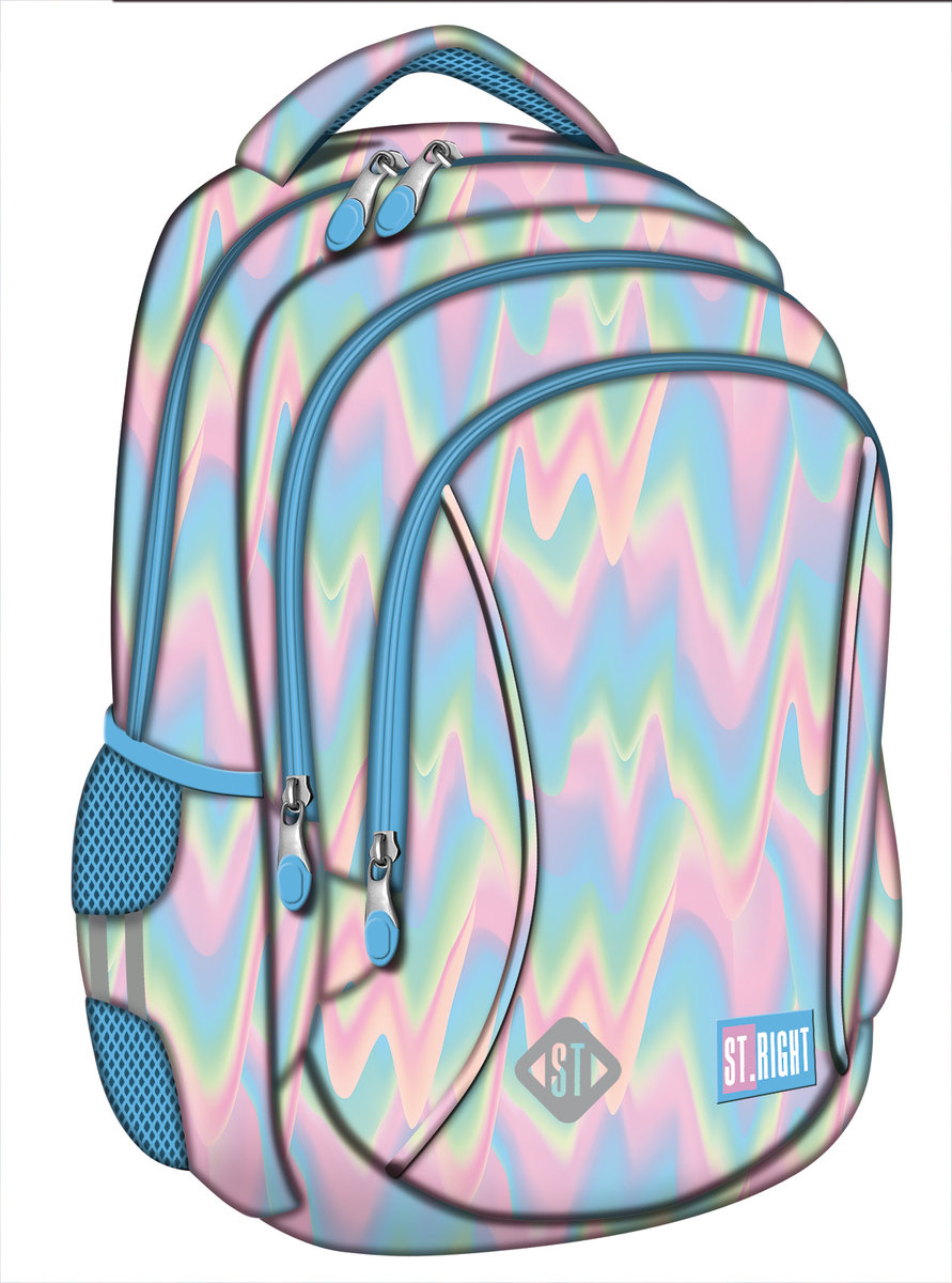 St. Majewski Plecak 3-komorowy BP-26 Bubble gum