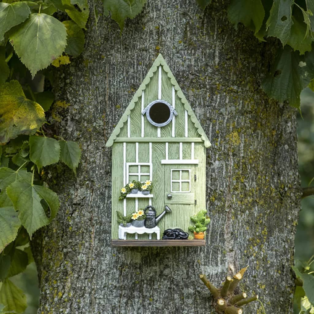 Zielona budka dla ptaków Esschert Design Garden House