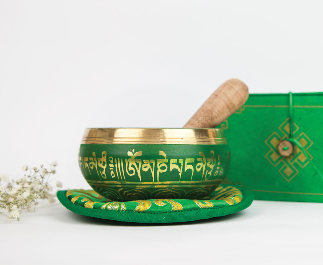 Misa tybetańska grająca Green Tara