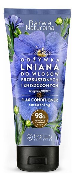 Barwa Naturalna Lniana Odżywka wygładzająca do włosów przesuszonych i zniszczonych 200ml