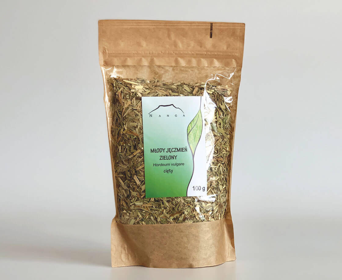 Młody Jęczmień Zielony cięty (100g)