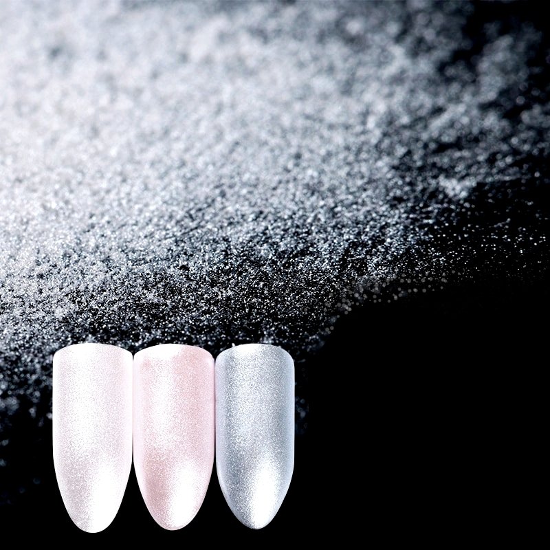 Raisin, Pyłek do zdobień paznokci Silver Pearl