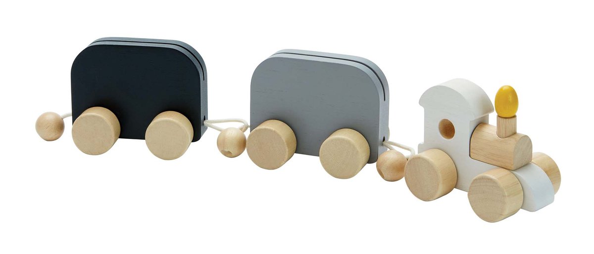 Pociąg urodzinowy, Zabawki drewniane