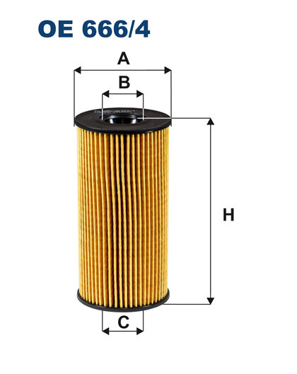 Filtron OE 666/4 FILTR OLEJU DACIA DUSTER 18-, MERCEDES A-KLASA 18-, B-KLASA 18-, RENAULT KADJAR 18-, MEGANE -18 OE666/4