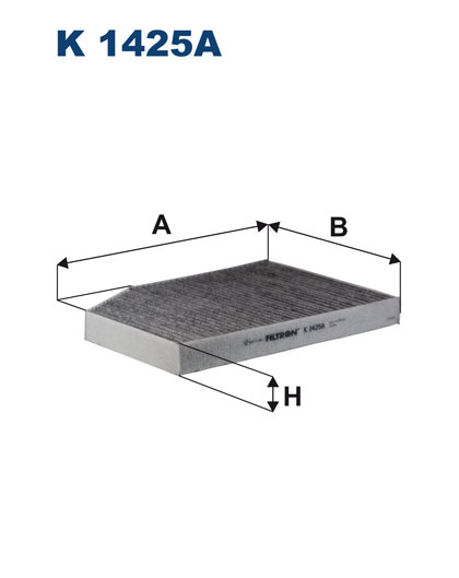 Filtron K 1425A FILTR PYŁKOWY KABINY WĘGLOWY BMW 3 18-, X3 17-, X4 18-, Z4 -18 K1425A