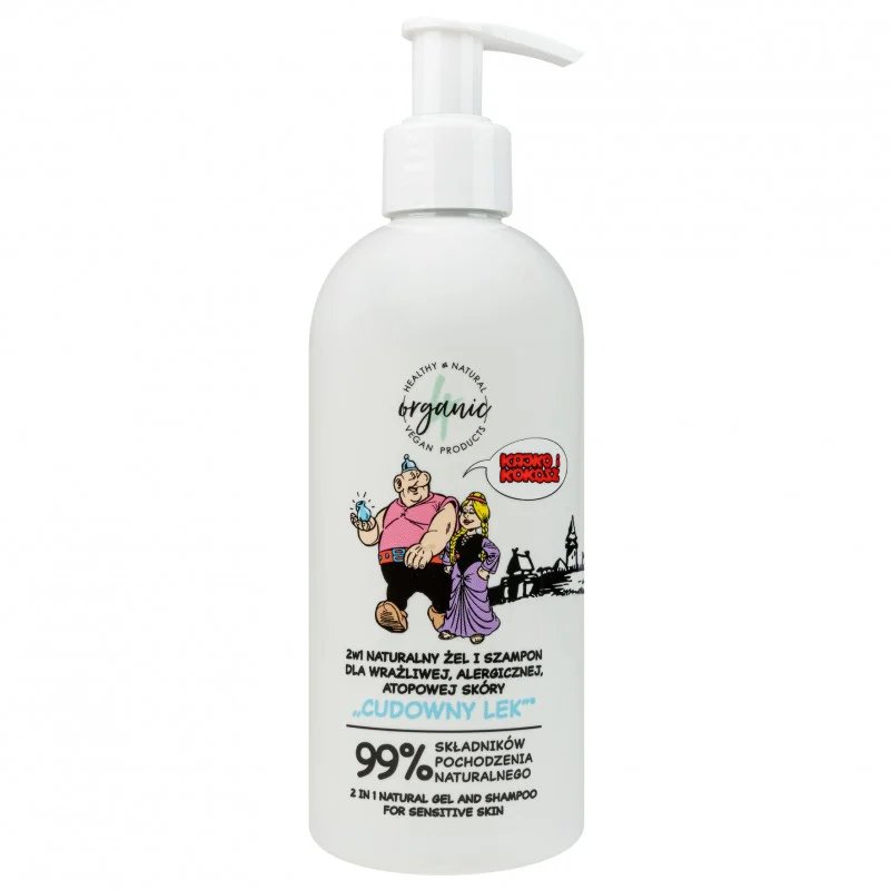 4ORGANIC 4ORGANIC Naturalny żel i szampon 2w1 dla dzieci Kajko i Kokosz 