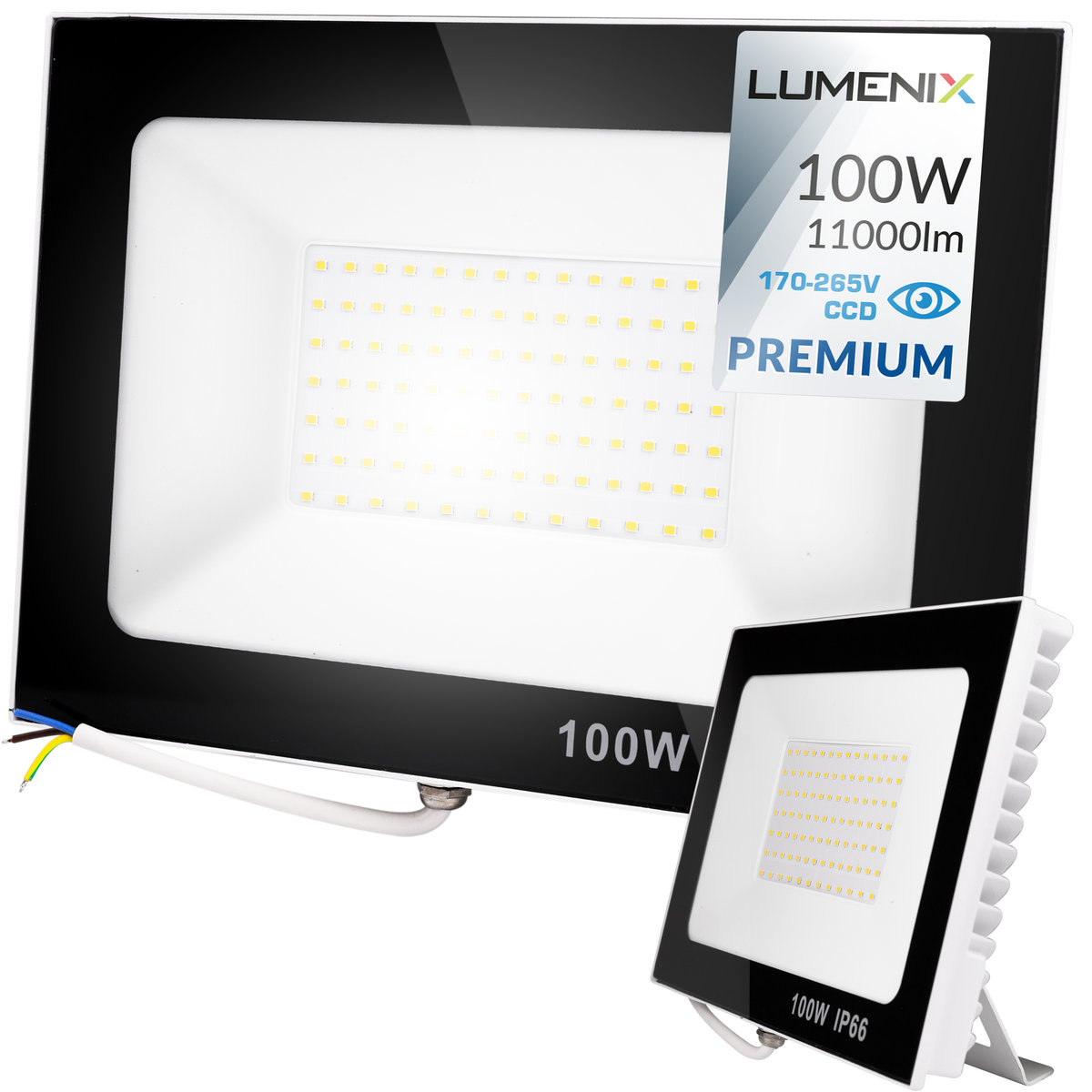 Naświetlacz LED CCD 100W 11000lm NEUTRALNA