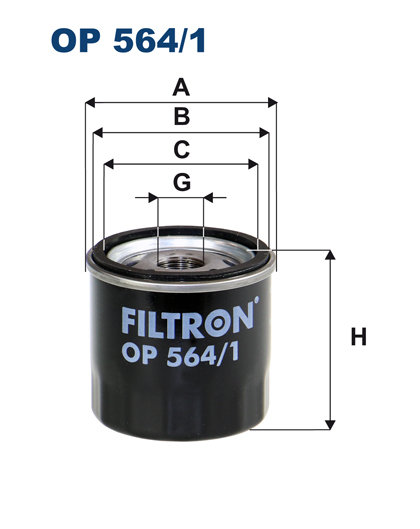 Filtron FILTR OLEJU CHEVROLET AVEO/SPARK 1.0/1.2/1.4 OP 564/1