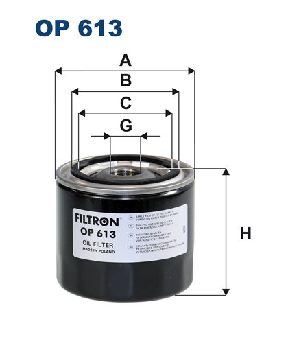 Filtron Filtr oleju OP 613
